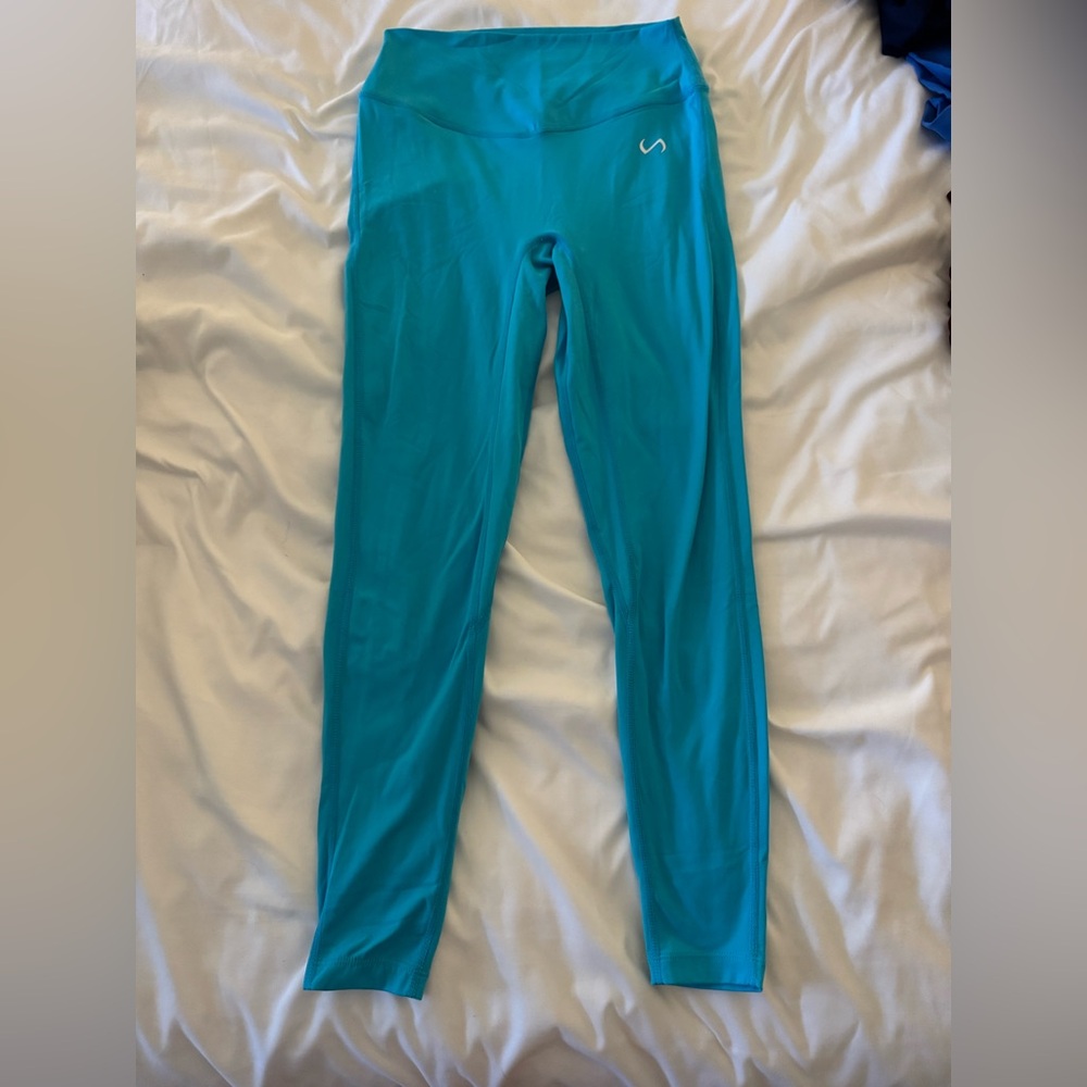 TLF Teal High-Waisted Leggings